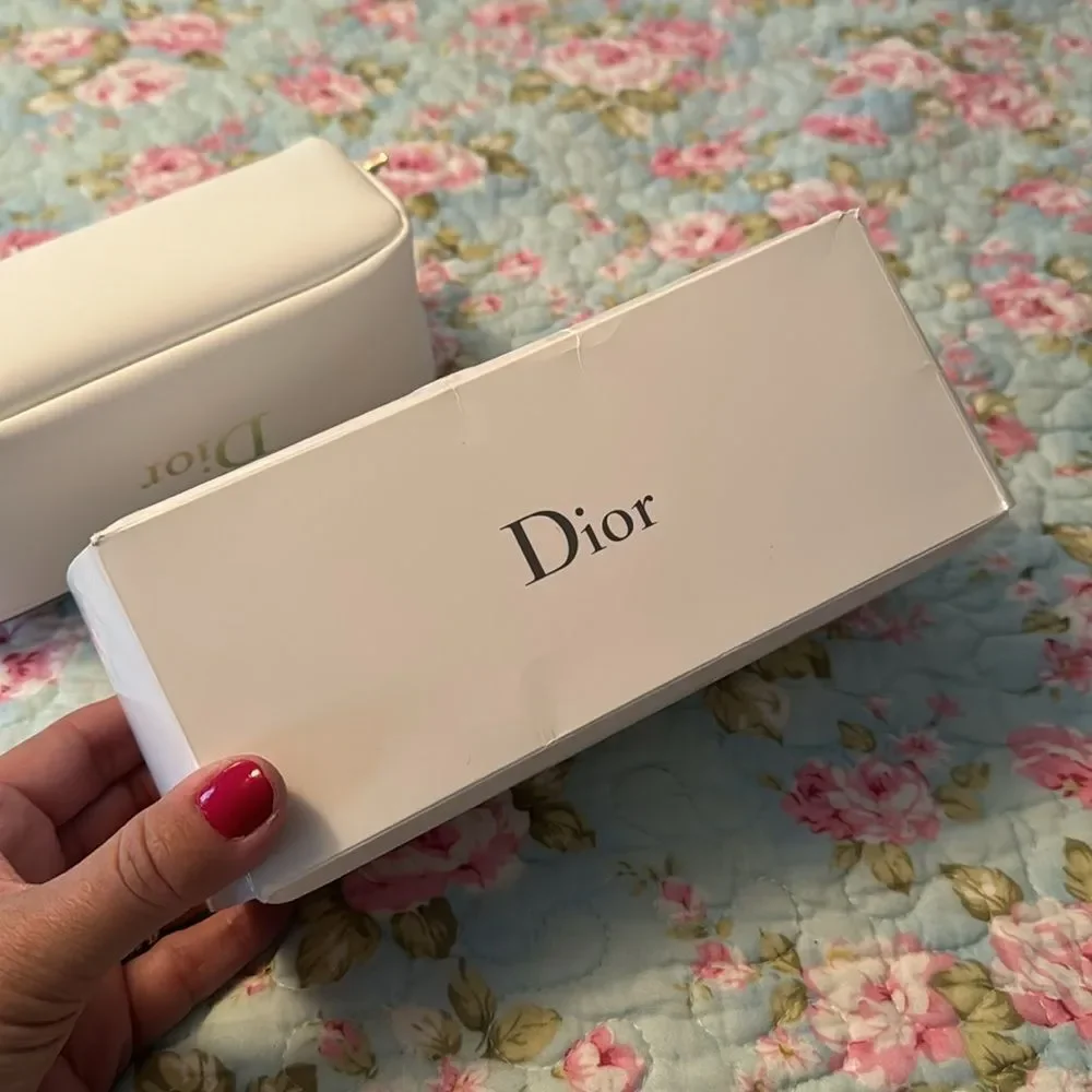 NEW Small White Rectangle Cosmetic Pouch Case